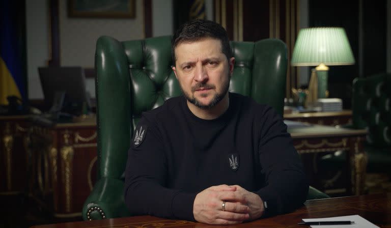 Volodimir Zelensky, presidente de Ucrania