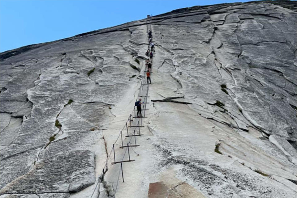 yosemite half dome cable system (Courtesy Jonathan Rohloff)