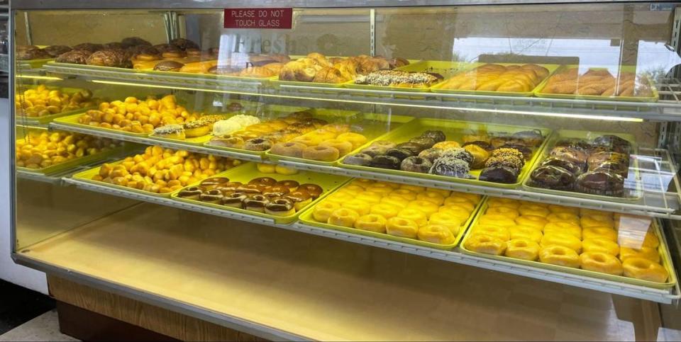 Start your day with a doughnut from MJ Donuts in Pineville.