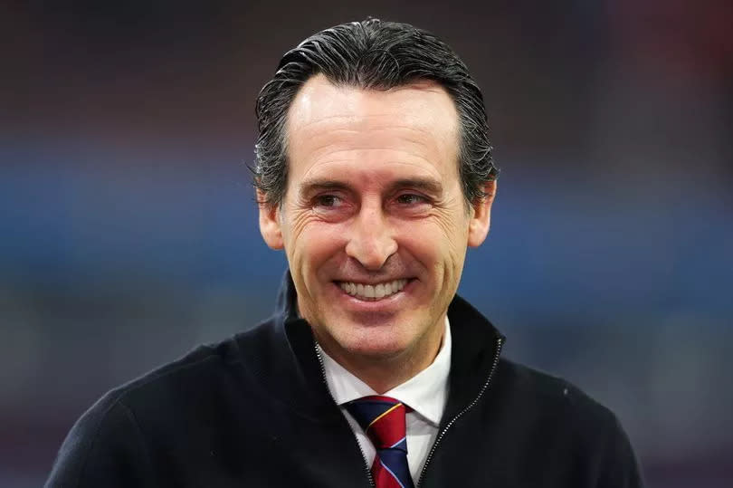 Aston Villa manager Unai Emery