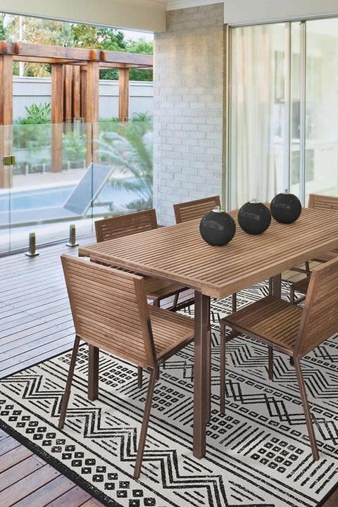 Outdoor Nomada Black Rug