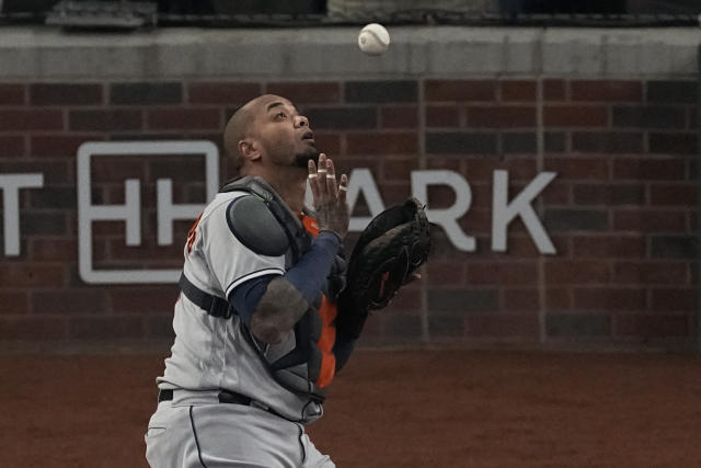 Astros catcher Martín Maldonado responds to being called the MVP of the  team. @astrosbaseball, #ForTheH