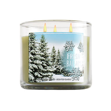 Bath & Body Works Fresh Balsam 3-Wick Candle