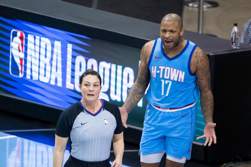 The Bucks solidified their defense by acquiring P.J. Tucker from the Rockets last week.