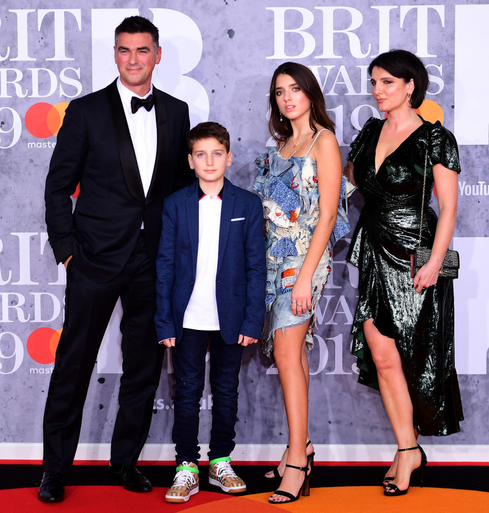 Dua Lipa's 'Really Hot' Dad Turns Heads at Brit Awards