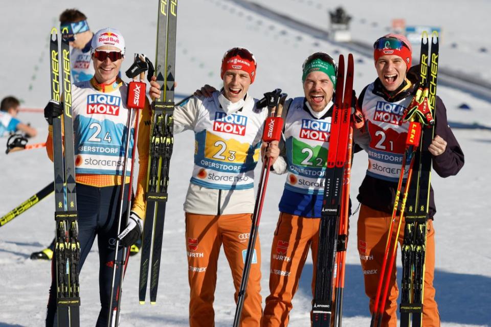 Die deutschen Kombinierer haben bei der Nordischen Ski-WM ihre erste Medaille gewonnen. (Bild: Getty Images)