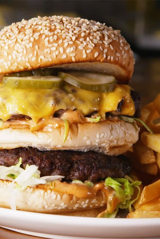 <p>Yes! We went there... And it was so worth it. </p><p>Get the <a href="https://www.delish.com/uk/cooking/recipes/a30609659/big-mac/" rel="nofollow noopener" target="_blank" data-ylk="slk:Gourmet Big Mac;elm:context_link;itc:0;sec:content-canvas" class="link ">Gourmet Big Mac</a> recipe.</p>