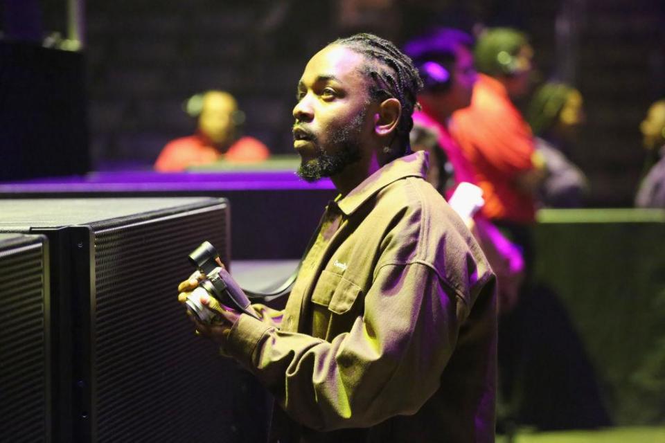 Lamar attends the 2018 BET Experience at the Staples Centre (Getty) (Getty Images for BET)