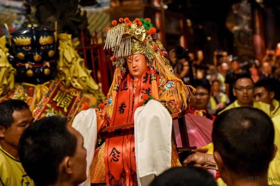 白沙屯媽祖。（圖／記者陳明安攝）