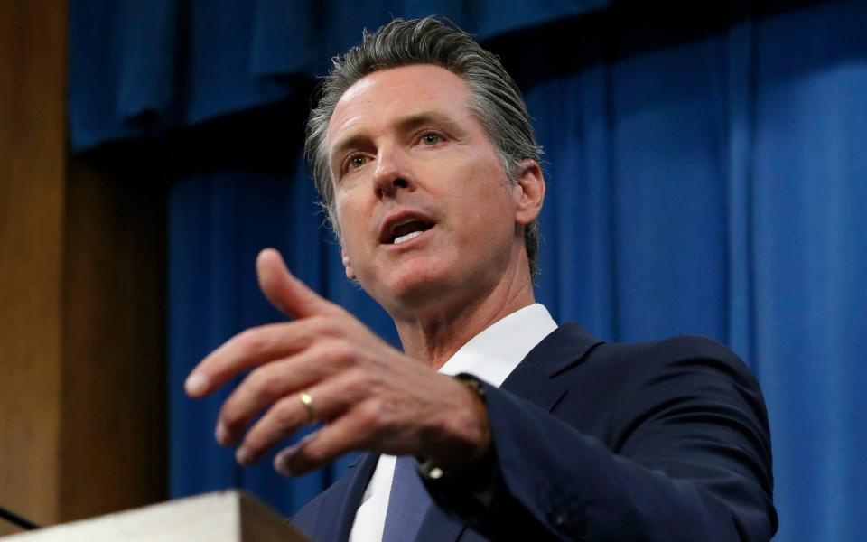 California governor Gavin Newsom signed the first reparations bill into law - Rich Pedroncelli /AP