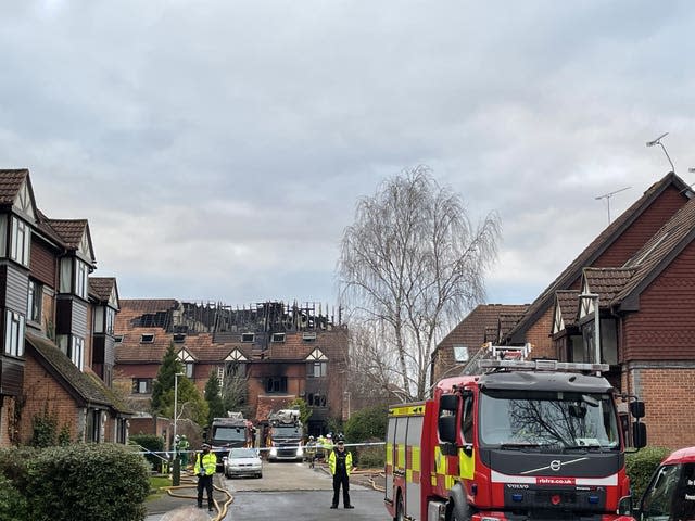 Damage to the property in Reading