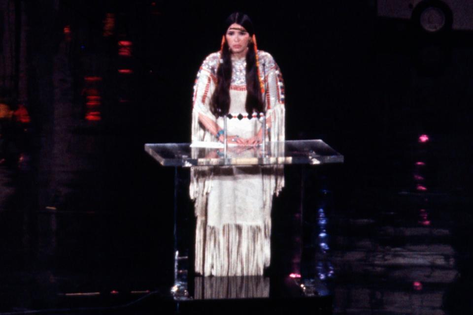 Sacheen Littlefeather at the 1973 Oscars