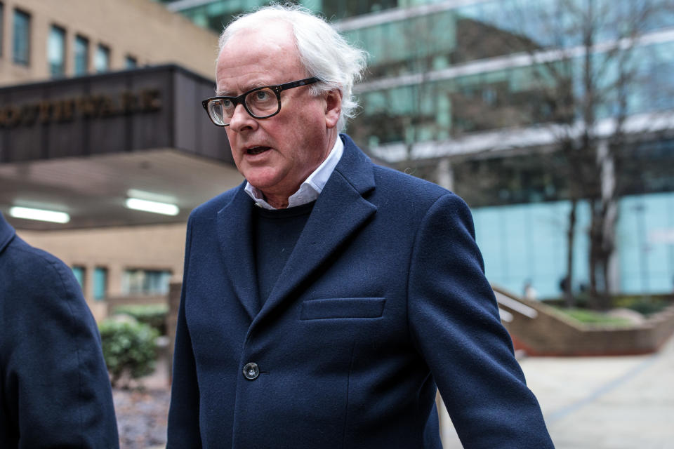 In the dock: Former chief executive of Barclays John Varley leaves Southwark Crown Court on January 14, 2019 in London, England. Photo: Jack Taylor/Getty Images