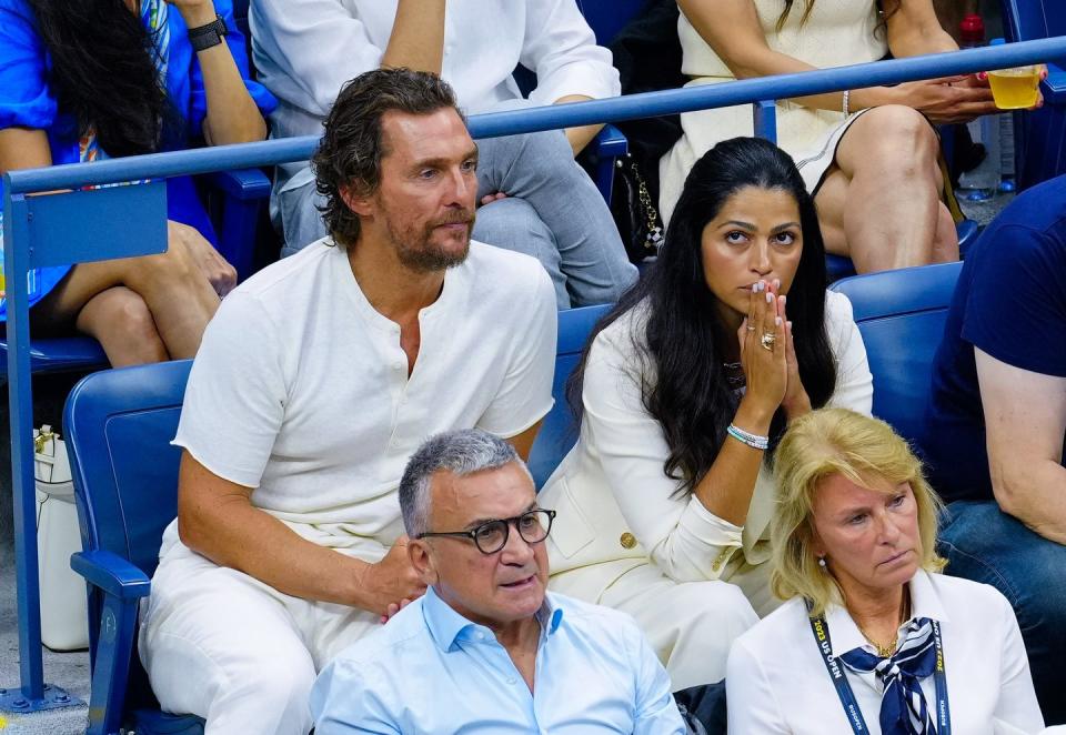 celebrities attend the 2023 us open tennis championships day 14