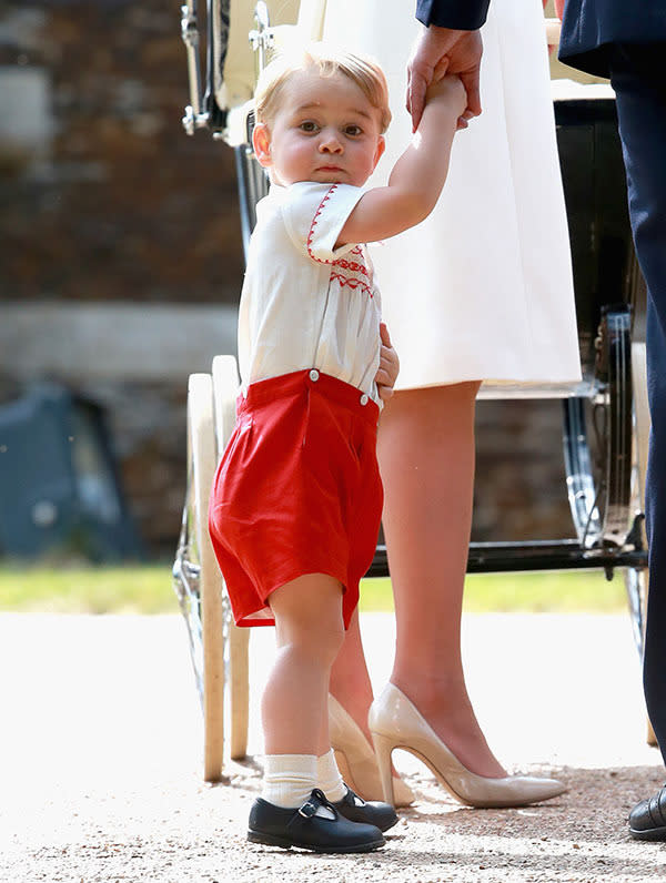 Princess Charlotte's christening in pictures