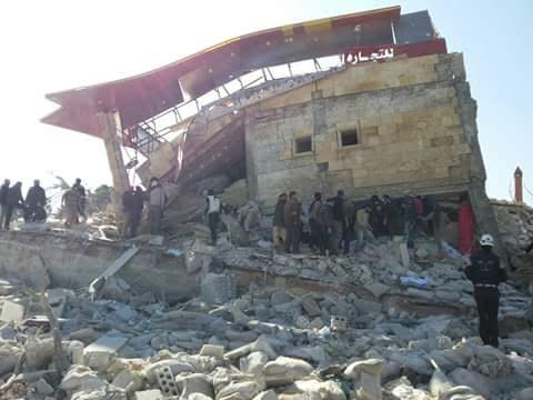 無國界醫生在敘利亞北部伊德利卜省（Idlib）的一家醫院於15日早上的一場空襲中遭到炸毀（MSF）