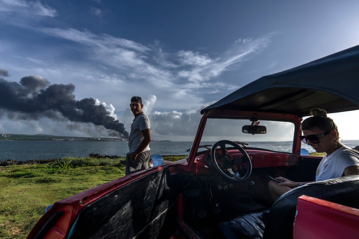 APTOPIX Cuba Oil Fire (Copyright 2021 The Associated Press. All rights reserved)