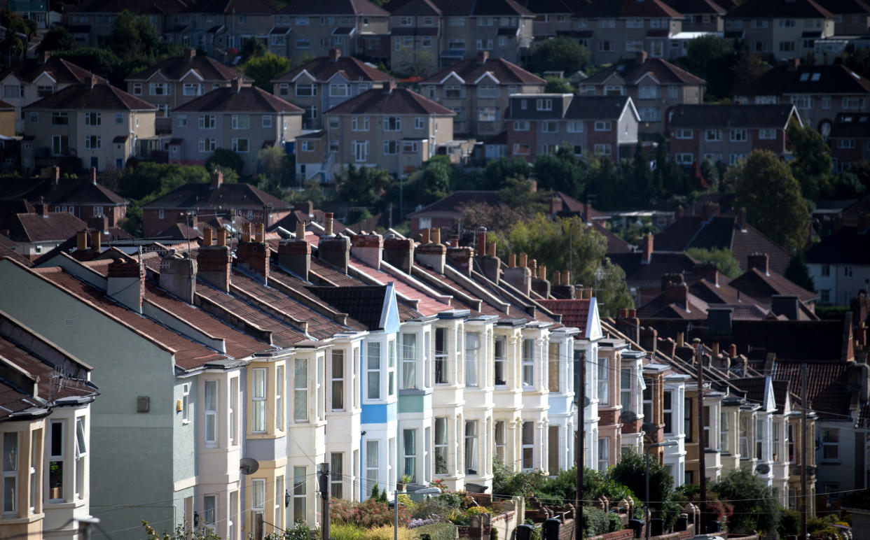 A row of houses in Bristol, England. Photo: Matt Cardy/Getty Images