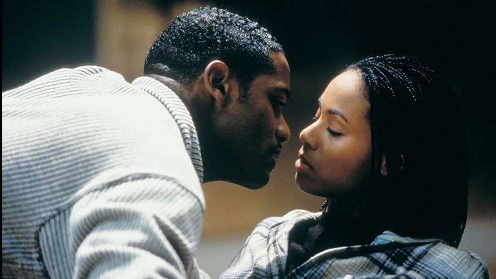 Blair Underwood and Jada Pinkett Smith in “Set It Off.” (New Line Cinema)