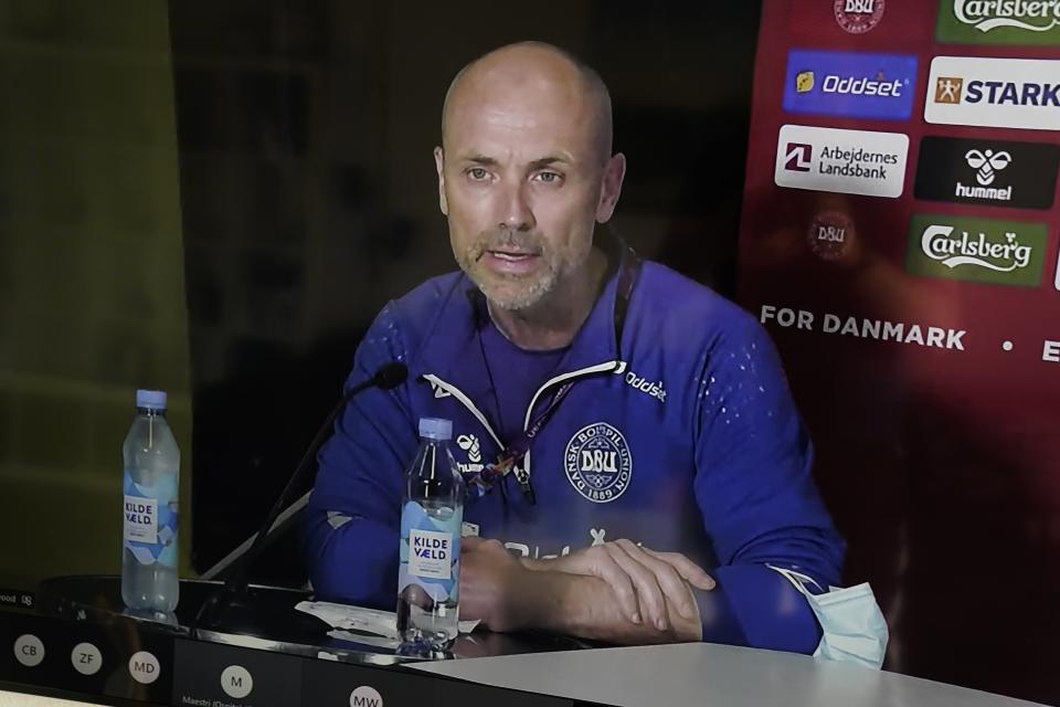  Denmark's national soccer team doctor Morten Boesen  (EPA)