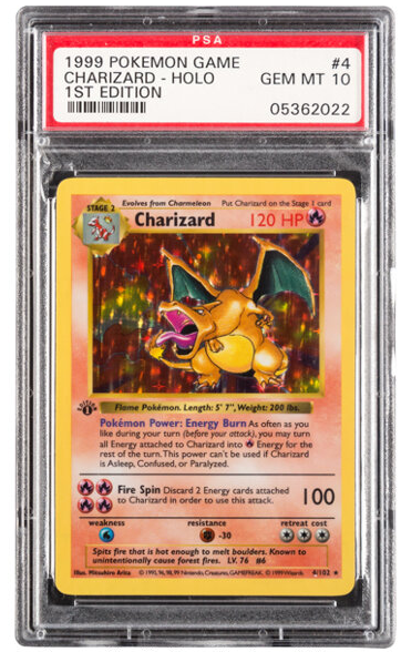 Character cards have the actual Pokémon on them. Each Pokémon has a type, one of 11 in the trading card game.