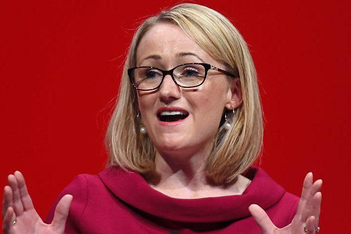 Rebecca Long Bailey spoke at a campaign event in London (Jeremy Selwyn)