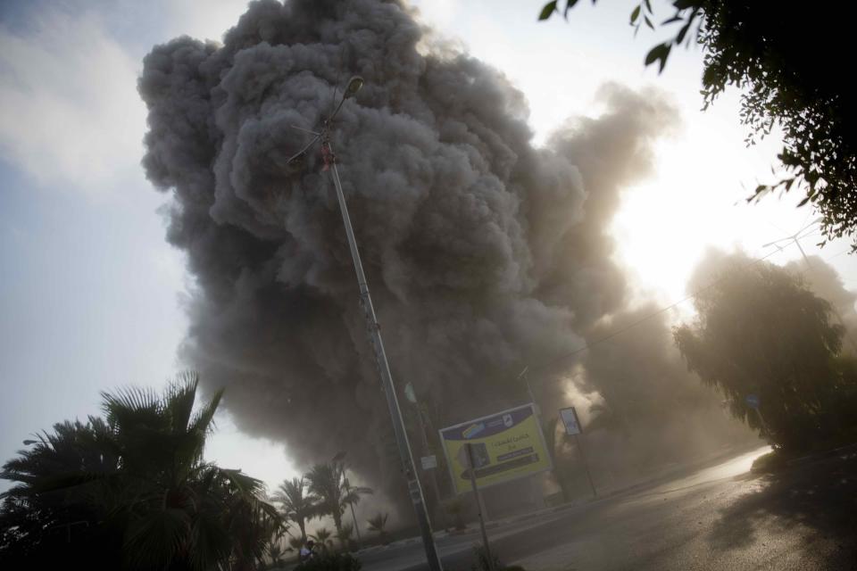 Der Gazastreifen ist Schauplatz eines erbitterten Kampfes zwischen Israelis und Palästinensern. (Bild: AP Photo/Khalil Hamra)