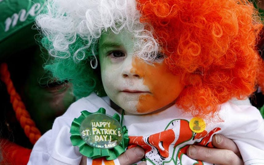 St Patrick's Day revellers