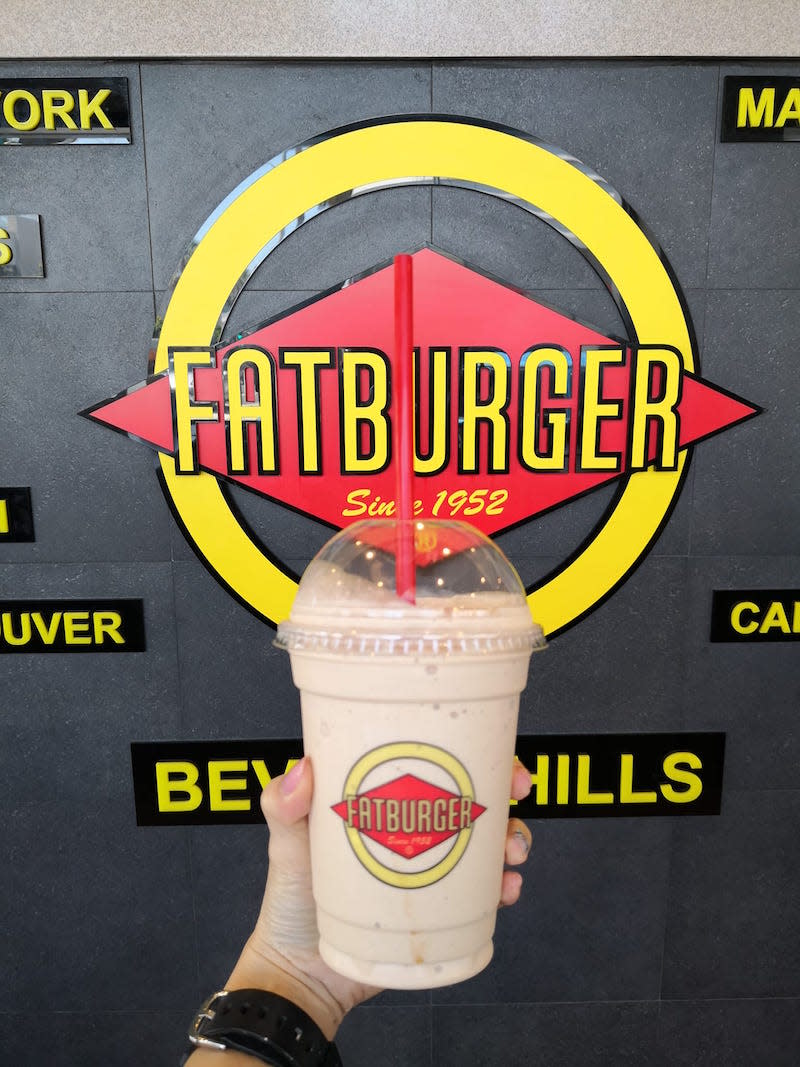 Fatburger milkshake. Photo: Fatburger Singapore/Facebook
