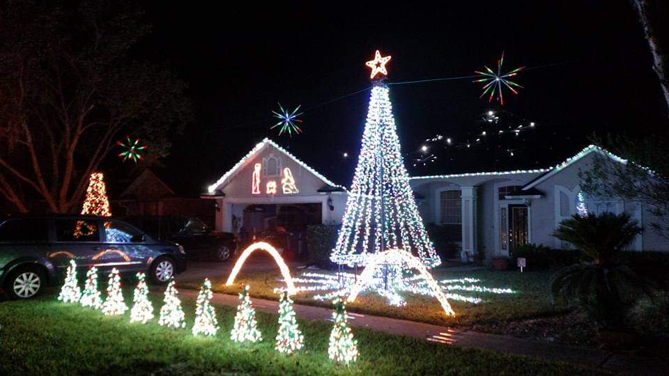 Mikayla's Magical Christmas LIghthow at 4568 Royal Port Drive has 48,000 lights.