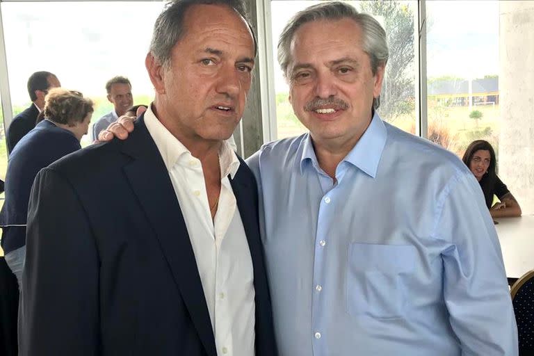 Daniel Scioli y Alberto Fernández