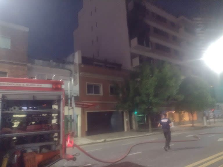 Incendio en un departamento de Coghlan.