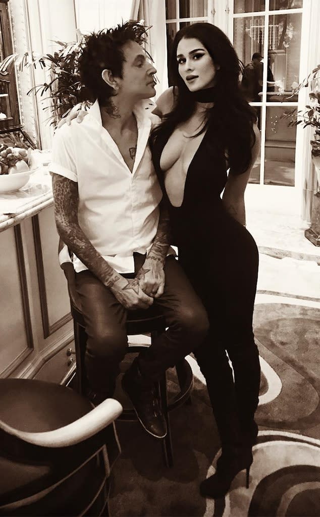 <p>Tommy Lee & Brittany Furlan</p>