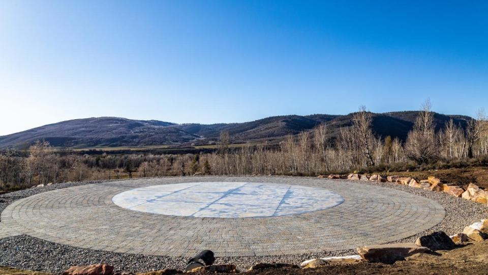 The helipad - Credit: Kerry Oman and Thomas Wright of Summit Sotheby's International Realty