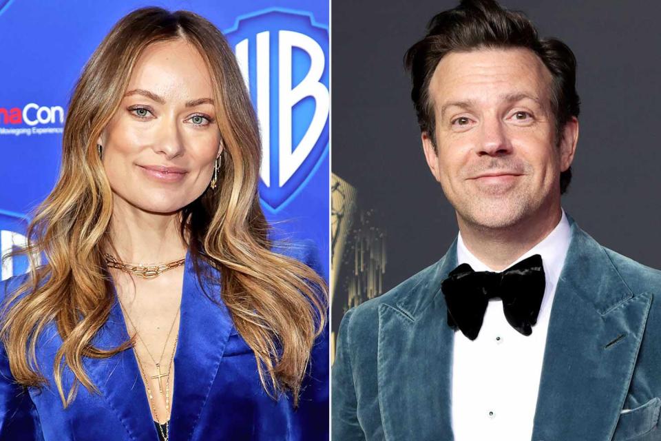 Gabe Ginsberg/WireImage; Rich Fury/Getty Olivia Wilde at CinemaCon in Las Vegas on April 26, 2022; Jason Sudeikis at the Emmy Awards on Sept. 19, 2021, in Los Angeles