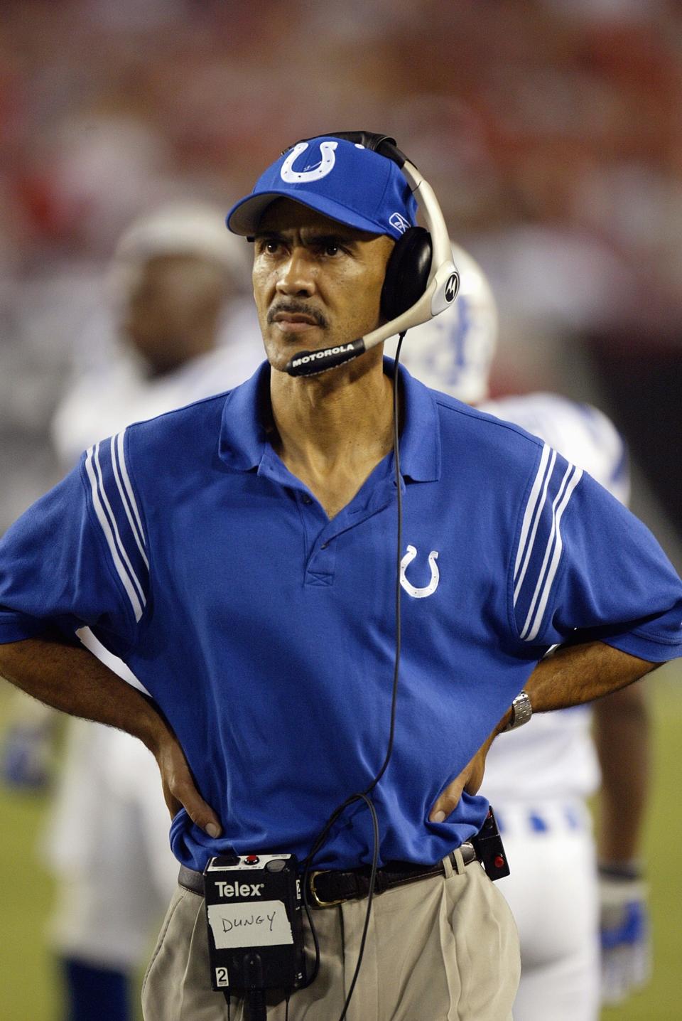 Tony Dungy coached the Colts to a Super Bowl title.