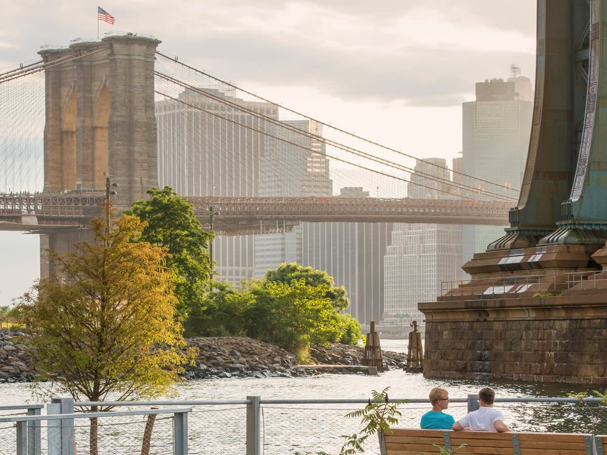 Get your kicks for free in Brooklyn Bridge Park (Julienne Schaer/NYC & Company)