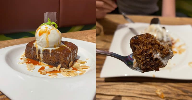 PizzaFace - A picture of their sticky date pudding