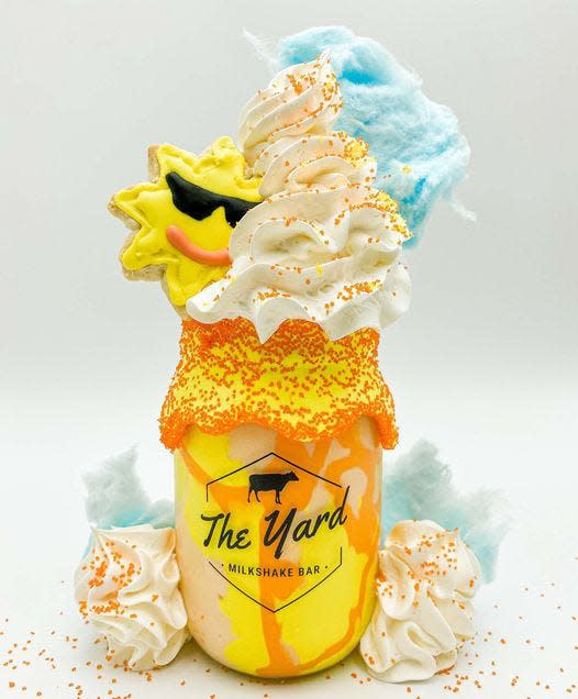 The Sunshine Shake is a signature milkshake created exclusively for the Jacksonville market by The Yard Milkshake Bar. The Yard is celebrating its grand opening Friday at 4906 Town Center Parkway Unit 406 at The Strand at Town Center adjacent to St. Johns Town Center in Jacksonville.