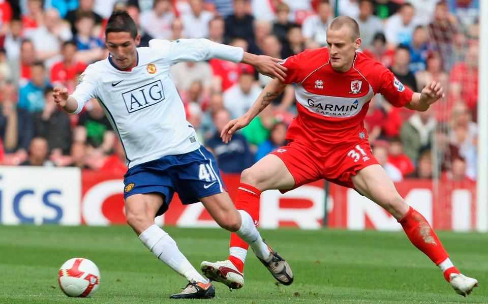 Wheater (right) back in his Middlesbrough days - GETTY IMAGES