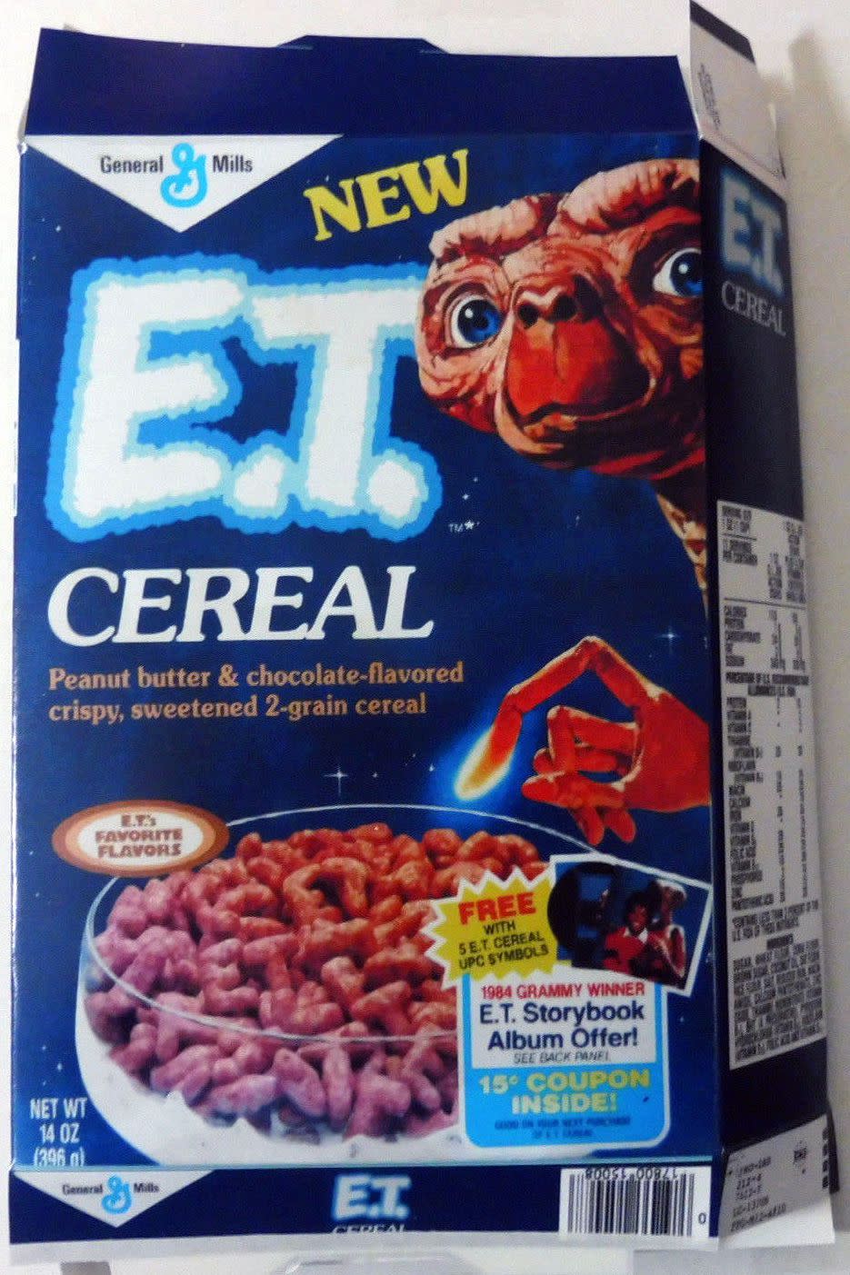 Vintage E.T. Cereal Box