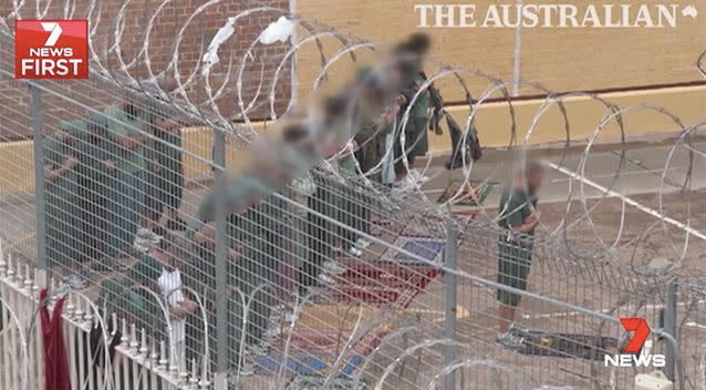 Radical inmates at Supermax are still practicing the extreme beliefs that saw them imprioned. Photo: The Australian/ 7 News