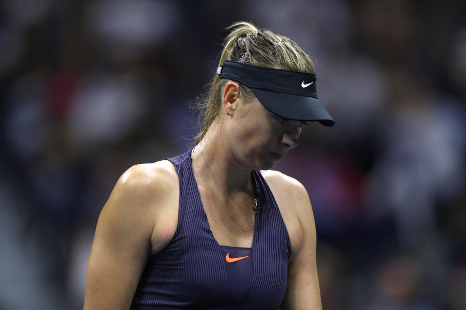 Maria Sharapova was no match for Serena Williams on Monday. (Getty)