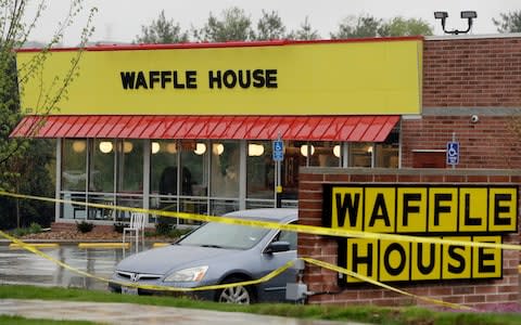 Four people were killed by the gunman at the Waffle House - Credit: AP