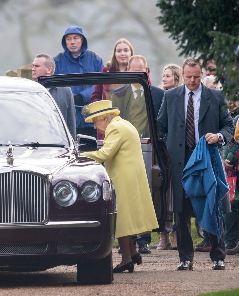 The Queen pictured at a church service in Sandringham in 2019 (Joe Giddens/PA) (PA Wire)