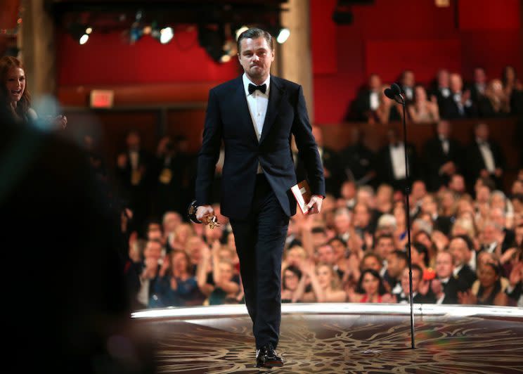 DiCaprio wins first Oscar