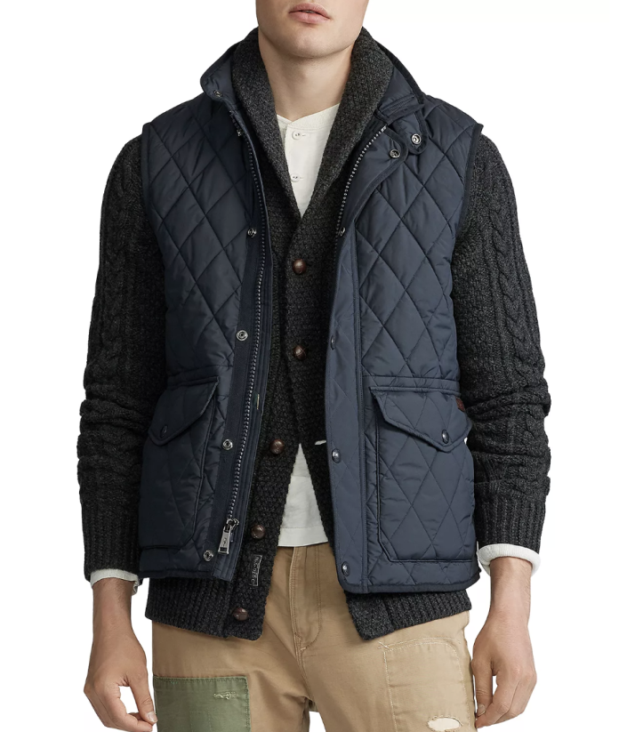 The Iconic Quilted Vest from Polo Ralph Lauren