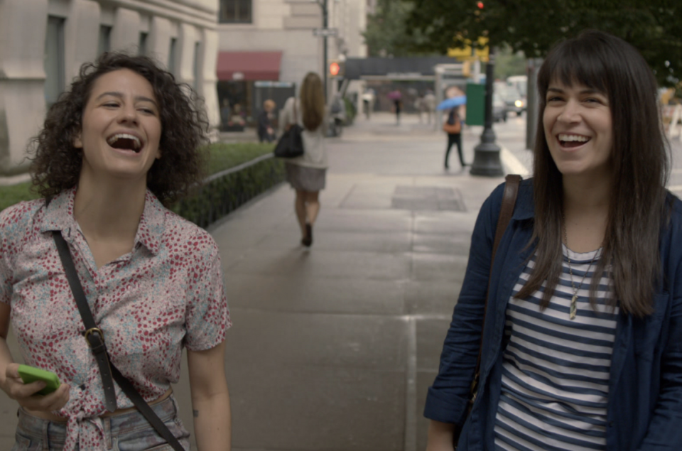 Ilana and Abby laughing in "Broad City"