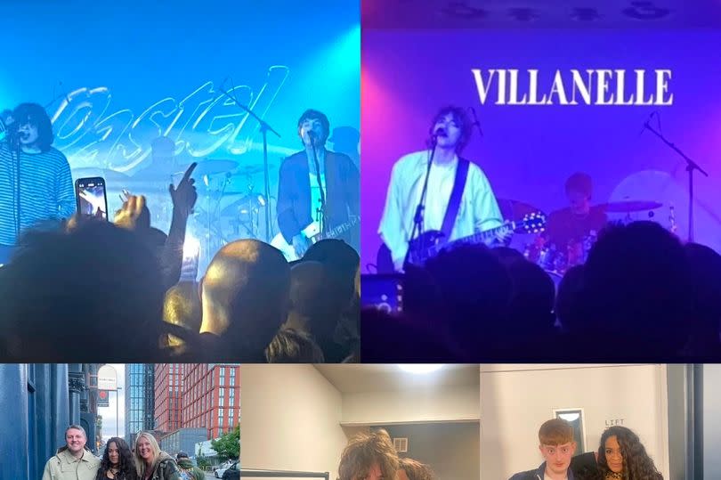 Rowetta posted a montage of pics after watching Villanelle and Pastel band perform in Manchester -Credit:Rowetta/@Instagram