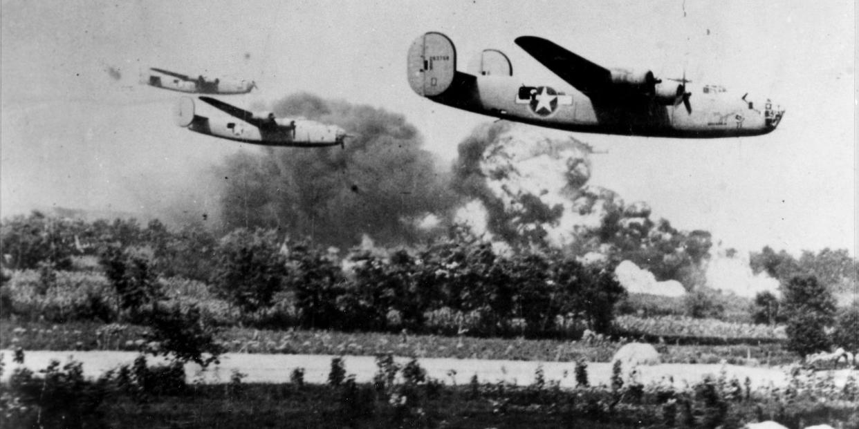 B-24 bombers Ploesti